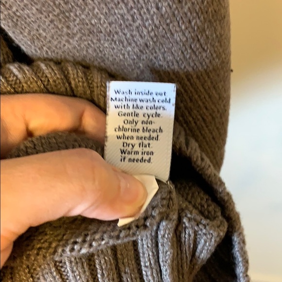NWOT Mens Croft & Barrow Brown Sweater in Large - Picture 4 of 4